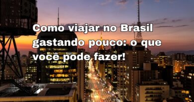 Viajar no Brasil gastando pouco é possível sim, desde que você saiba o que fazer para que a viagem não descontrole o seu orçamento.